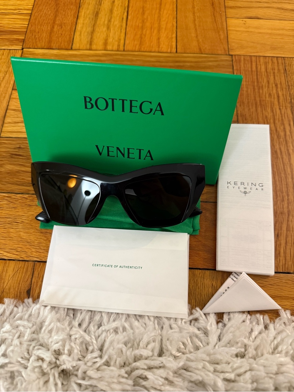 Bottega Veneta Cat Eye-Frame Recycled Acetate Sunglasses